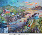 Evening Magesty at Burgeo, Oil on Canvas